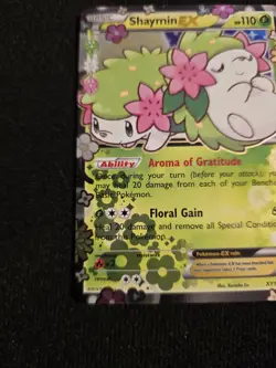 Pokemon TCG Shaymin EX XY148 XY Generations Black Star Promo Holo Card - Image 2
