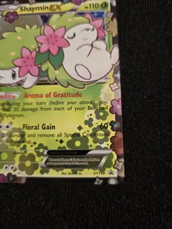 Pokemon TCG Shaymin EX XY148 XY Generations Black Star Promo Holo Card - Image 3