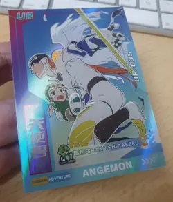 ANGEMON & T.K. UR-035 Digimon Adventure Classic Card Series 2024 Holo Full Art - Image 5