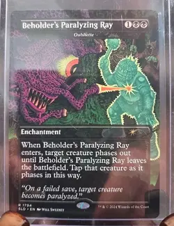 Beholder's Paralyzing Ray - Oubliette Secret Lair Drop MTG Regular Near Mint - Image 1