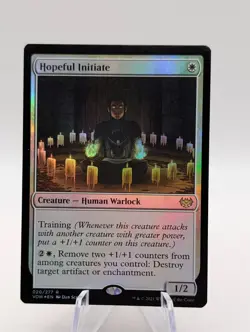 Magic the Gathering | Hopeful Initiate | Foil | NM/LP - Image 1