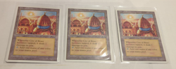 Magic the Gathering - 3x City of Brass from Chronicles, Land - Image 1