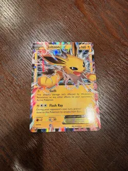 Pokemon TCG Jolteon-EX Holo Rare Card Generations 28/83 - Image 1
