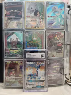 Massive Pokemon Binder Collection Lot Plus A Graded 10 Slab Over 500 Cards - Image 1