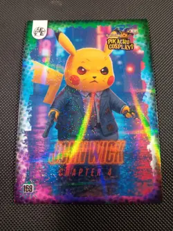 John Wick (Pikachu) #169 - Galaxy Holo - Electric Pikachu Cosplay - Pokemon - Image 1