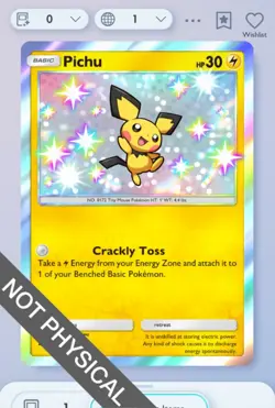Pokemon TCG Pocket - Pichu Shiny 1⭐, Fantastical Parade, English - Image 1