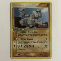 Pokemon TCG Machamp 11/108 Rare Reverse Holo Stamped Ex Power Keepers LP Single! - Image 1