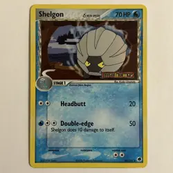 Shelgon 38/101 Pokemon EX Dragon Frontiers Stamped Reverse Holo Delta Species NM - Image 1