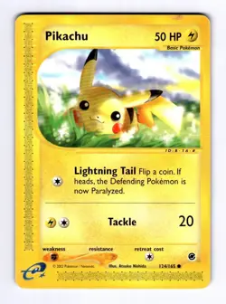 Pikachu Expedition #124 (2002) Common HP Pokemon - Image 1