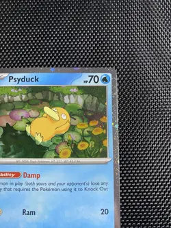 Psyduck 007 Swirl Black Star Promo Mega Evolution Pokemon TCG - NM - Image 4