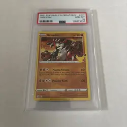 2021 POKEMON CELEBRATIONS #17 GROUDON PSA 10 25th Anniversary - Image 1