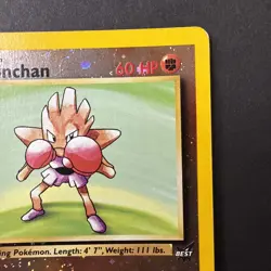 Pokemon TCG Hitmonchan WoTC Best of Game Promo #2 Reverse Holo with SWIRL LP - Image 5