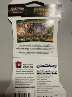 Pokemon Evolving Skies Sleeved Booster Pack Complete Art Set Of 4 Packs. - Image 2