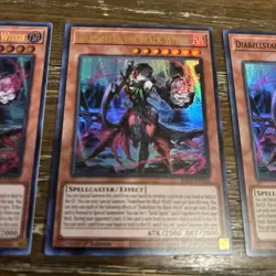 3x Diabellstar the Black Witch RA03-EN032 Ultra/super/secret Playset Yu-Gi-Oh! - Image 3