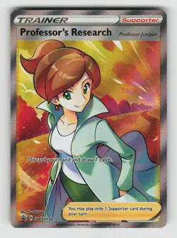Pokemon - Professor's Research - SWSH152 Sword & Shield Promo Cards - NM - Image 1