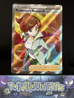 Pokemon Card Professor's Research Swsh152 Sword & Shield Black Star Promo NM - Image 1