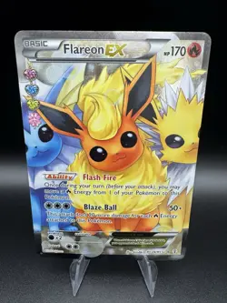 Flareon EX Full Art RC28-32 Pokemon Generations: Radiant Collection Holo 2016 - Image 1