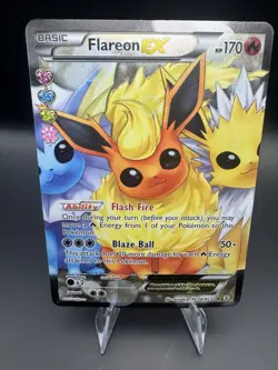Flareon EX Full Art RC28-32 Pokemon Generations: Radiant Collection Holo 2016 - Image 1