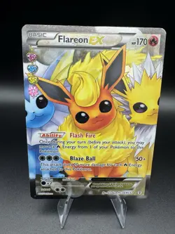 Flareon EX (Full Art) RC28-32 Pokemon Generations: Radiant Collection Holo - Image 1