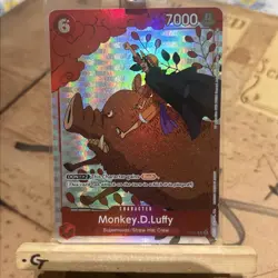 Monkey D. Luffy Holo Alt Art Rare One Piece TCG Gift Collection 2023 P-001 NM - Image 1
