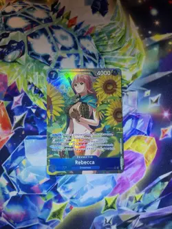 One Piece TCG Royal Blood OP-10 - Rebecca SR Alt Art Parallel OP10-058 ENG - Image 1