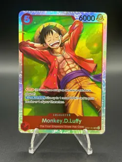 • Monkey.D.Luffy • ST21-014 SR Starter Deck EX Gear 5 Holo One Piece TCG NM - Image 1