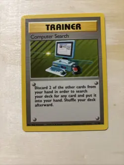 Computer Search - 71/102 - Rare Base Set 1999 - Pokemon Card - LP CB1S2 - Image 1