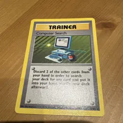 Computer Search 71/102 Rare Base Set Pokemon Card WOTC - Image 1