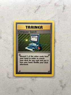Computer Search, Rare (71/102) Trainer Pokemon Card, Base Set, Mint Condition - Image 1