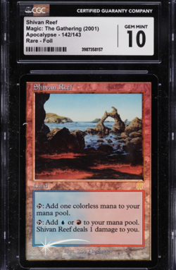 Shivan Reef FOIL Apocalypse CGC 10 Pop 1/2 Magic | MTG [LUCA] - Image 1