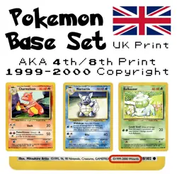 Pokemon Base Set - UK 4th Print 🇬🇧 - Choose Your Card - 1999-2000 Short Print - Image 1