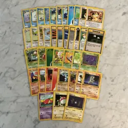 Pokemon Card Lot 1999 WOTC 40 Different Cards All 1st Edition Or Uncommon NM - Image 1
