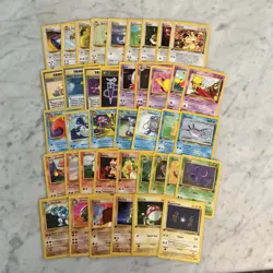 Pokemon Card Lot 1999 WOTC 40 Different Cards All 1st Edition Or Uncommon NM - Image 1