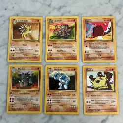 Pokemon Card Lot 1999 WOTC 55 Different Cards All 1st Edition Or Uncommon NM - Image 4