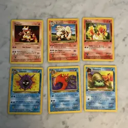 Pokemon Card Lot 1999 WOTC 35 Different Cards All 1st Edition Or Uncommon NM - Image 3