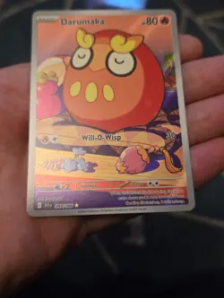 Pokemon TCG Darumaka Card Black Bolt Series 097/086 Illustration Rare English NM - Image 4