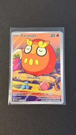 Pokemon TCG S&V Black Bolt Darumaka Illustration Rare Card 097/086 NM - Image 1