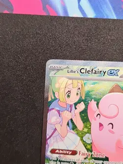 Lillie's Clefairy EX 184/159 SV09 Journey Together SIR Pokemon TCG Card NM+ - Image 2