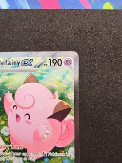 Lillie's Clefairy EX 184/159 SV09 Journey Together SIR Pokemon TCG Card NM+ - Image 3