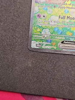 Lillie's Clefairy EX 184/159 SV09 Journey Together SIR Pokemon TCG Card NM+ - Image 5