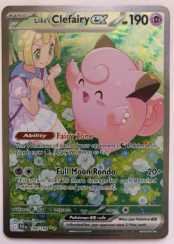 Lillie’s Clefairy EX - 184/159 - SIR - Journey Together - Pokemon Card. NM - Image 1