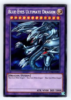Yugioh Blue-Eyes Ultimate Dragon LCKC-EN057 Secret Rare Holo - NM 💎 - Image 1