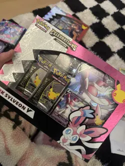 Pokemon TCG 25th Anniversary Celebrations Dark Sylveon V Collection Box Sealed - Image 1