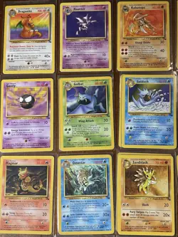 Pokemon Fossil Lot 99 Cards 35/62 In Set WOTC Mint Near Mint & Lightly Played - Image 1