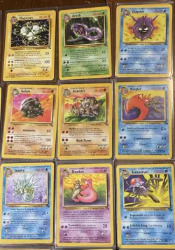 Pokemon Fossil Lot 99 Cards 35/62 In Set WOTC Mint Near Mint & Lightly Played - Image 2