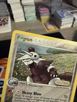 Aggron | Pokemon TCG Card | Reverse Holo | Legend Maker Stamped | 2/92 | DMG - Image 2