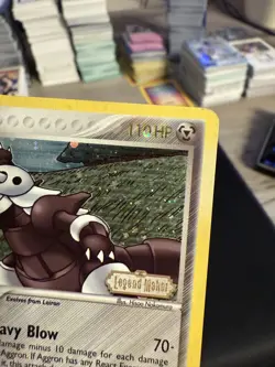 Aggron | Pokemon TCG Card | Reverse Holo | Legend Maker Stamped | 2/92 | DMG - Image 3