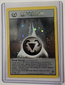 Metal Energy 19/111 Neo Genesis WOTC - Near Mint - Holo 🌀Swirl🌀 Pokemon Card - Image 1