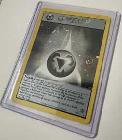 Metal Energy 19/111 Neo Genesis WOTC - Near Mint - Holo 🌀Swirl🌀 Pokemon Card - Image 3