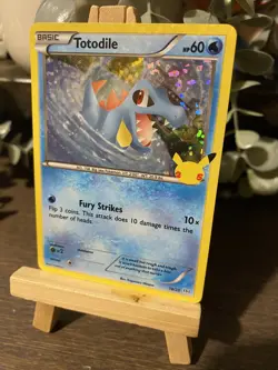 Pokemon TCG Totodile McDonald's Promo Card Holo 18/25 - Image 1